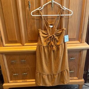 O'Neill Brown Midi Dress